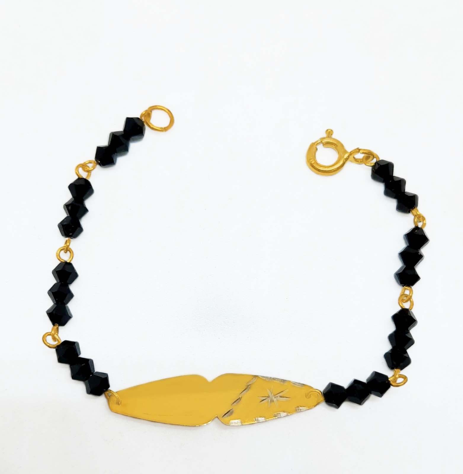 Gold Baby ID JetBead